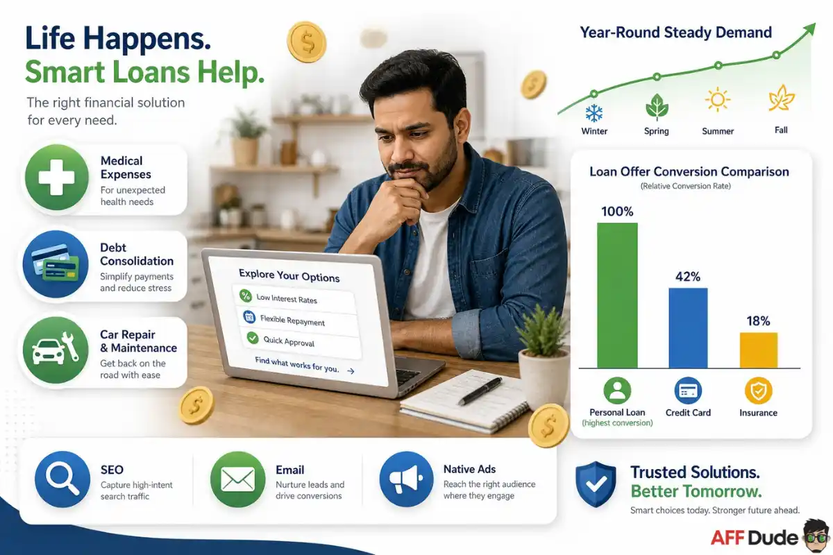 Personal loan affiliates achieve higher finance conversions