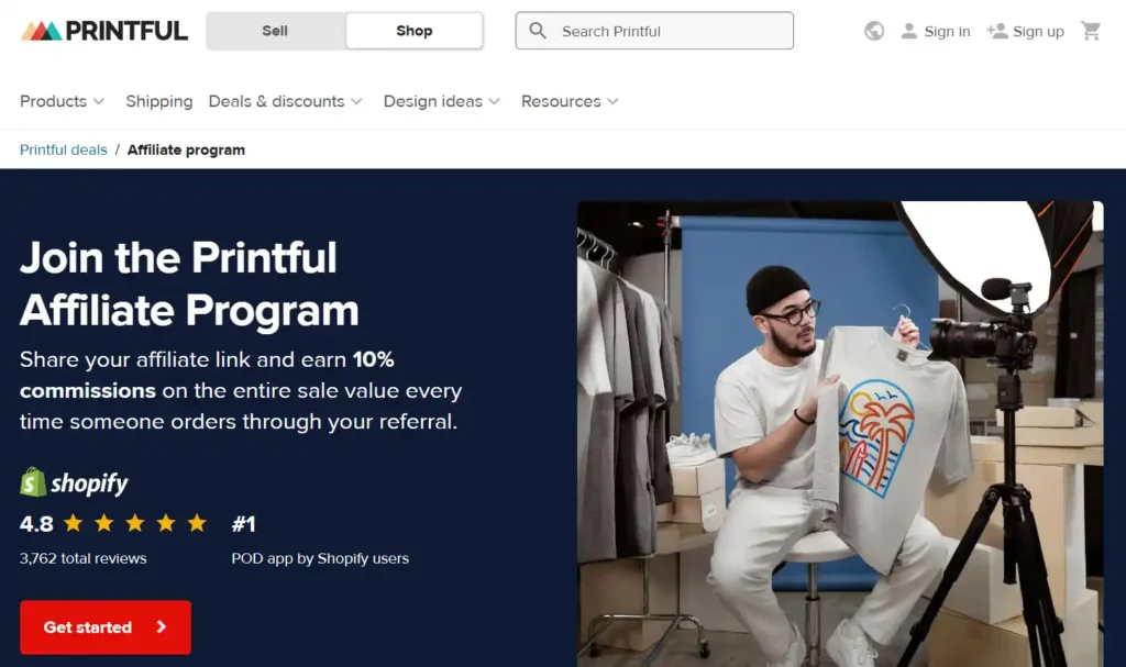 Printful Affiliate Program