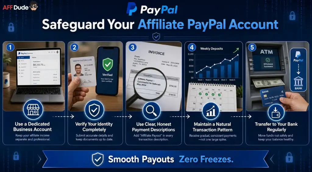 Protecting PayPal Accounts Receiving Affiliate Payouts