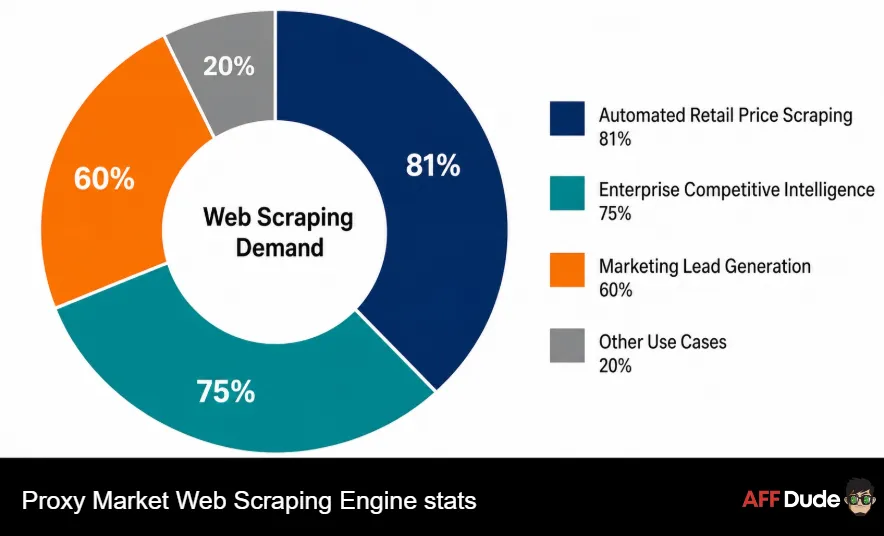 Proxy Market Web Scraping Engine stats