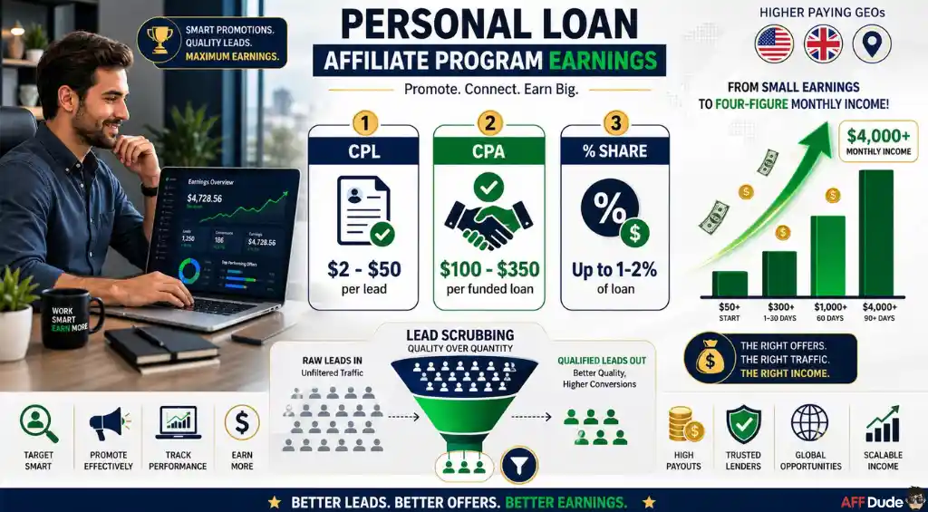 Realistic Earnings From Personal Loan Affiliate Programs