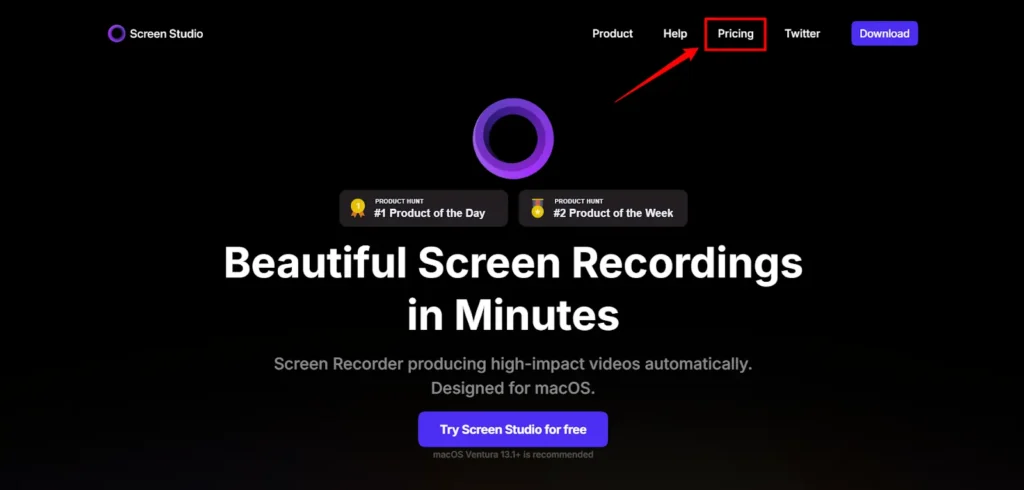 Redeem Screen Studio Coupon