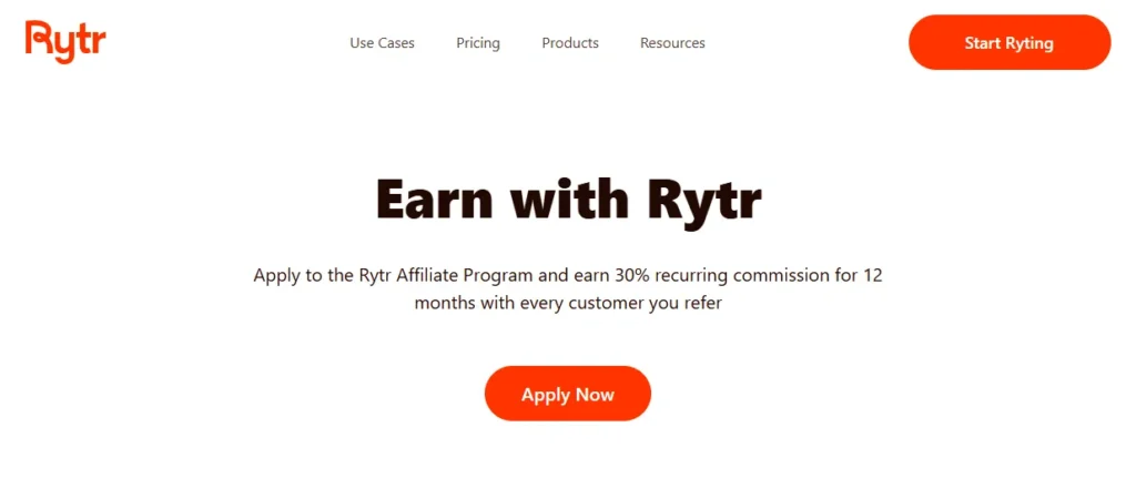 Rytr Affiliate Program