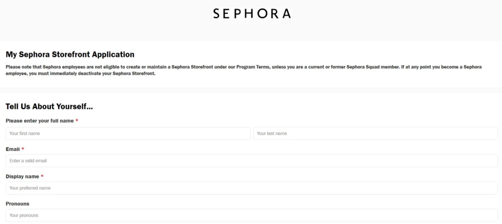 Sephora UK Affiliate Programme