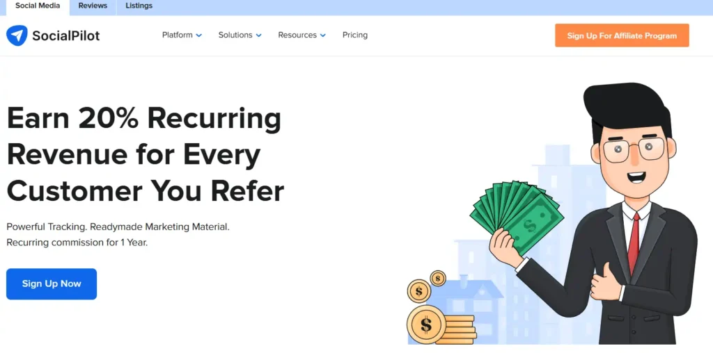 SocialPilot Affiliate Program