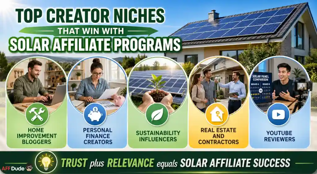 Solar energy affiliate programs for suitable promoters