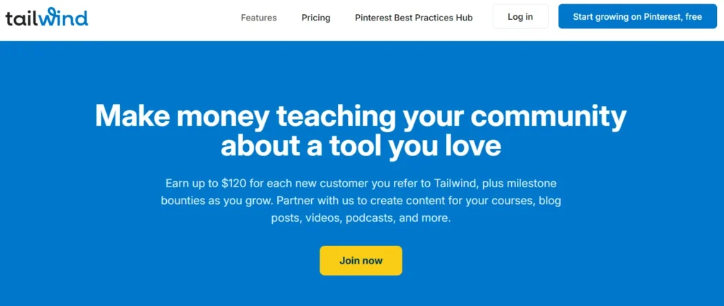 Tailwind Affiliate Program