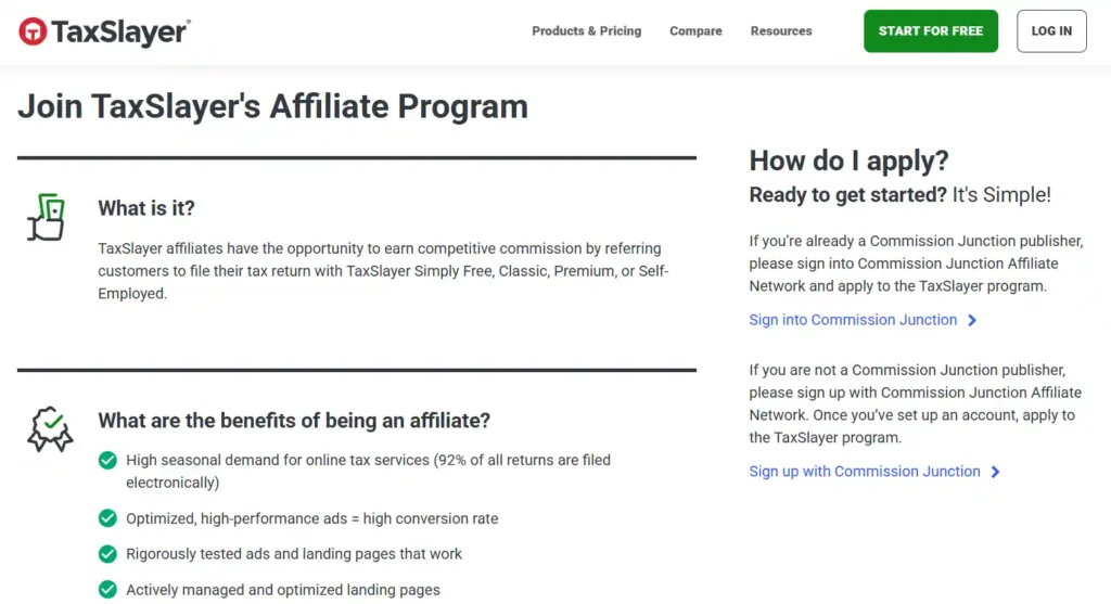 TaxSlayer Affiliate Program