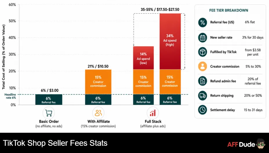 TikTok Shop Seller Fees Stats