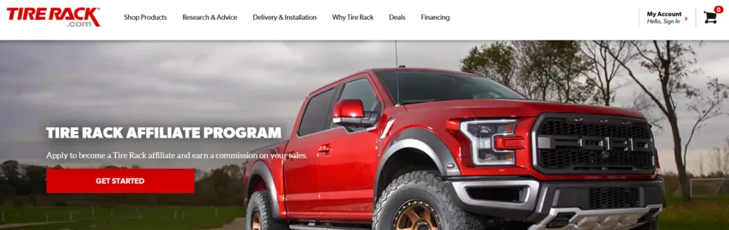 Tire Rack Affiliate Program
