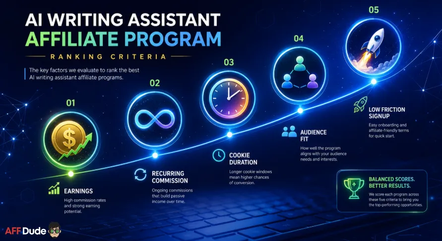 Top AI Writing Affiliate Programs