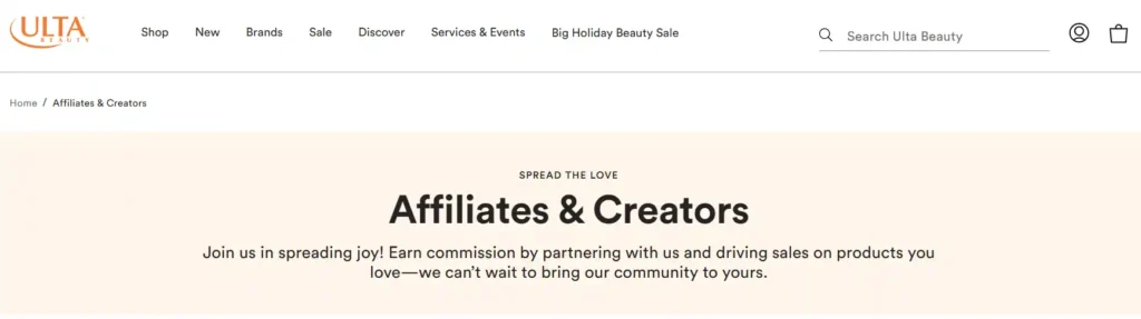 Ulta Beauty Affiliate Program