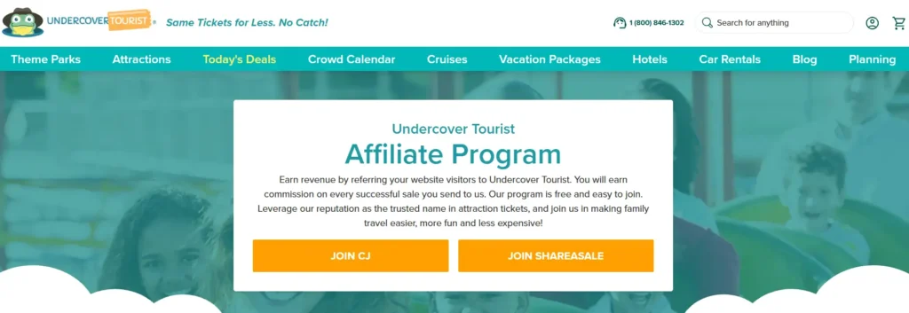 Undercover Tourist Affiliate Program