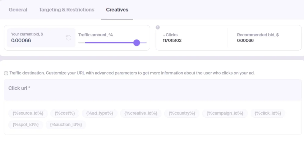 Upload Creatives in MyBid