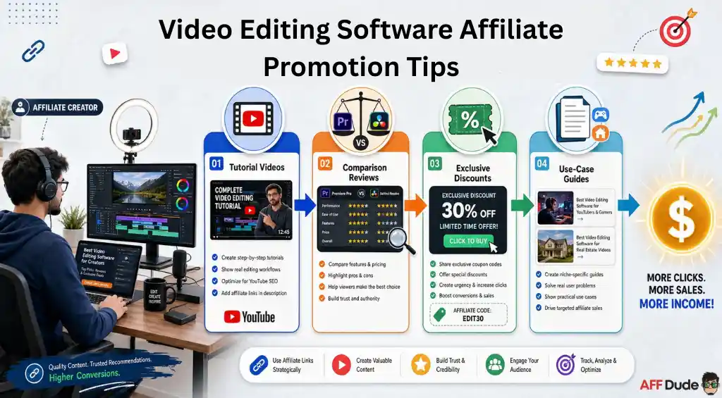Video Editing Software Affiliate Promotion Tips