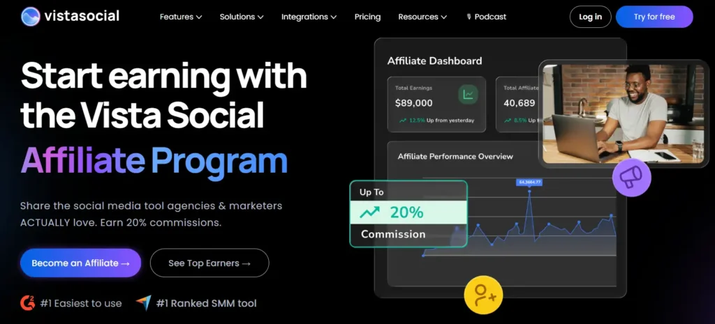 Vista Social Affiliate Program