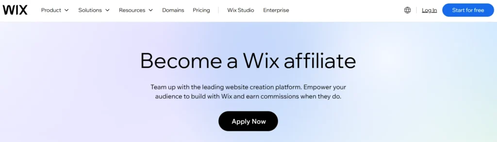 Wix Affiliate Program