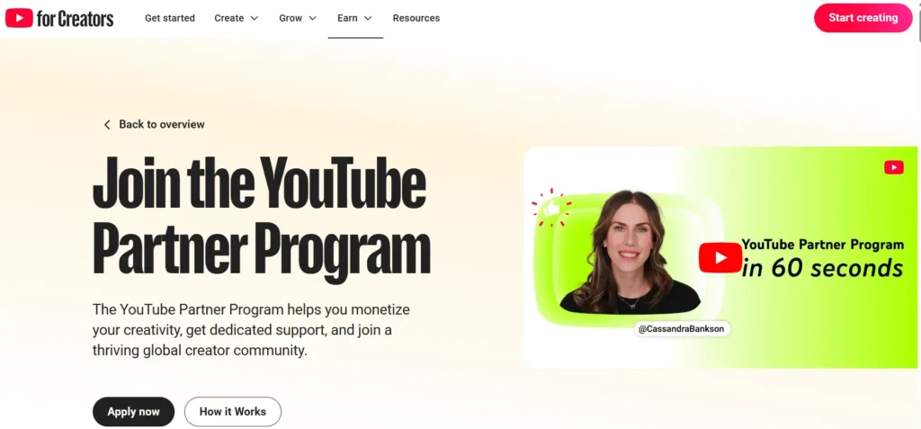 YouTube Partner Program
