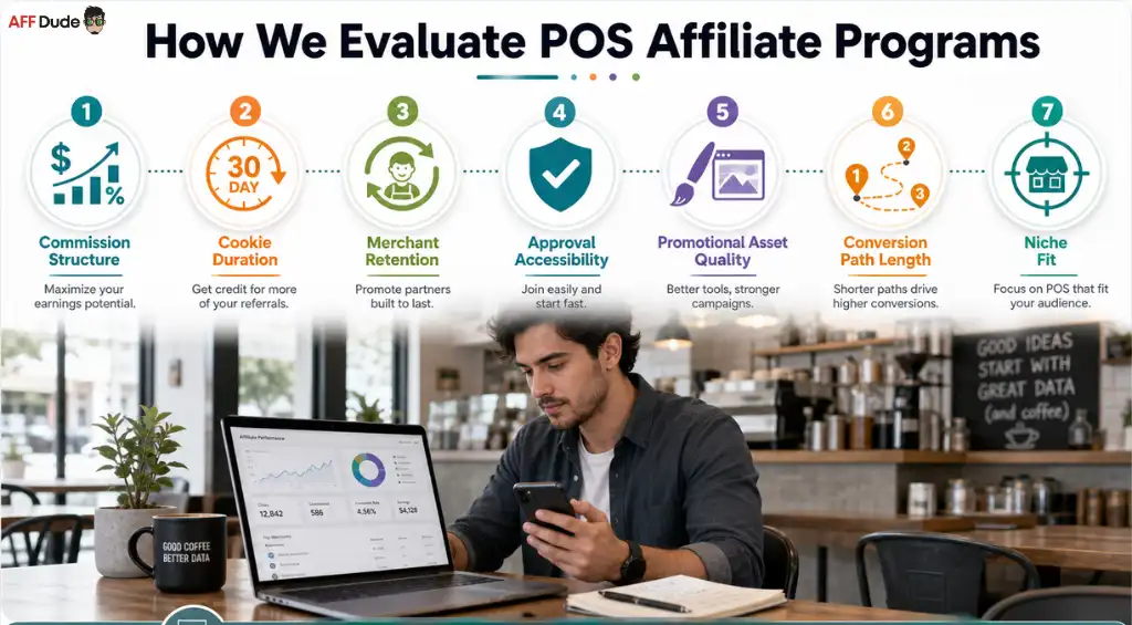 AFFDude evaluating POS affiliate programs listed
