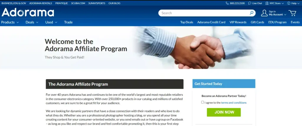 Adorama Affiliate Program