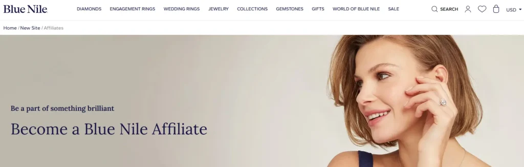 Blue Nile Jewelry Affiliate Program