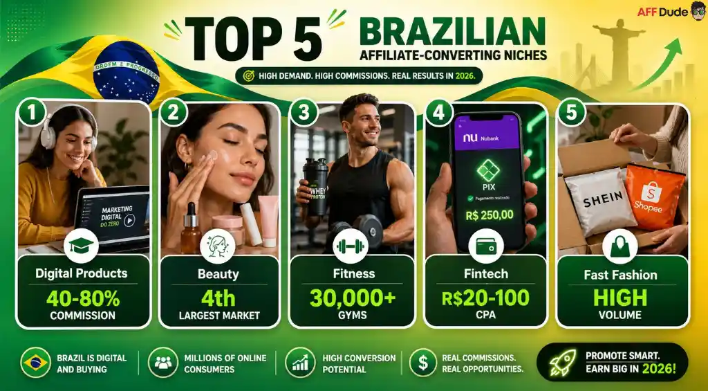 Brazilian Affiliate Traffic Niches That Actually Convert