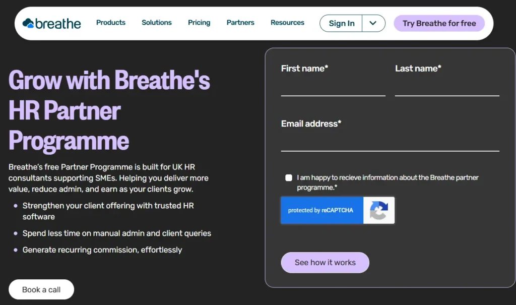 Breathe HR Affiliate Program
