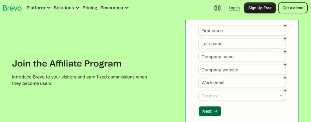 Brevo Affiliate Program