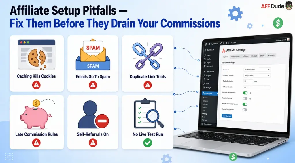 Common WordPress Affiliate Plugin Setup Mistakes Fixed