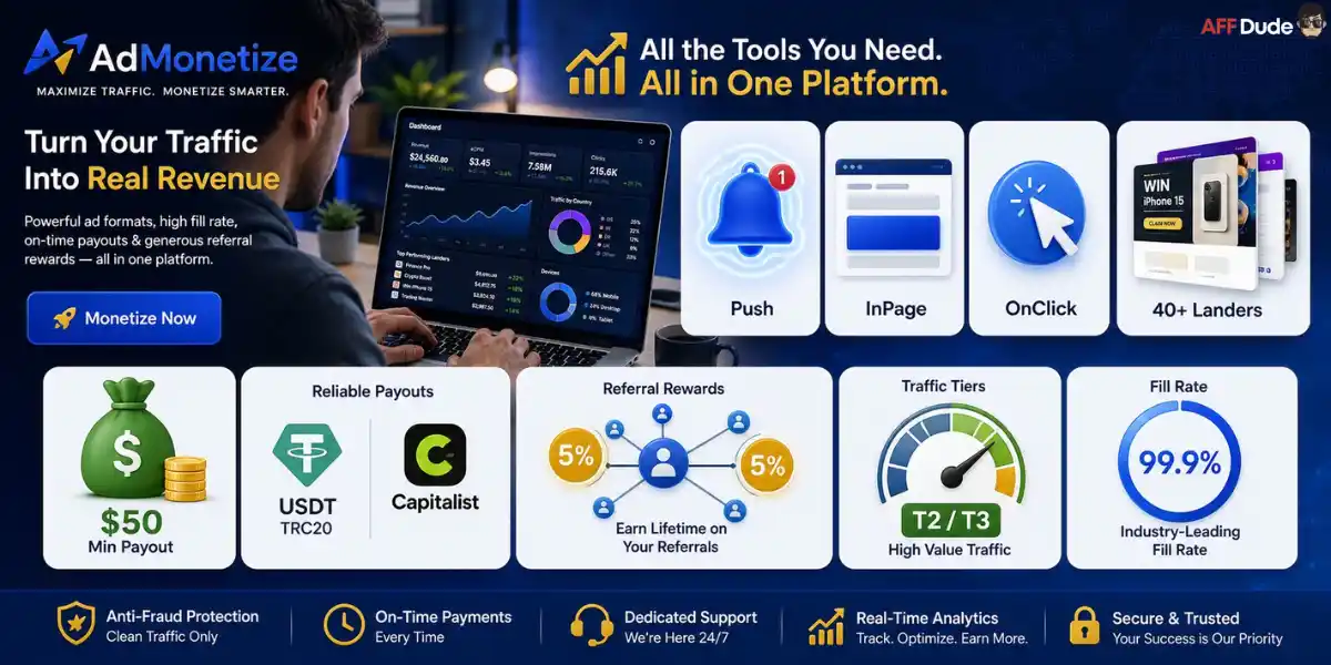 EpicAds publisher monetization options and formats