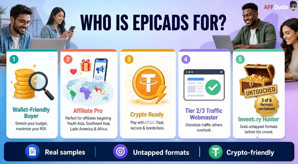 EpicAds suits budget buyers and untapped traffic sources