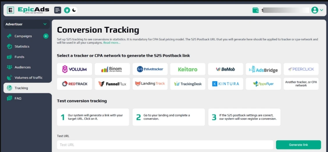 EpicAds tracking