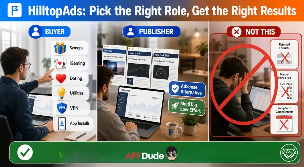 HilltopAds Account Best Suited For Direct-Response Verticals