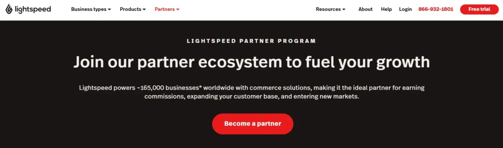 Lightspeed POS Affiliate Program