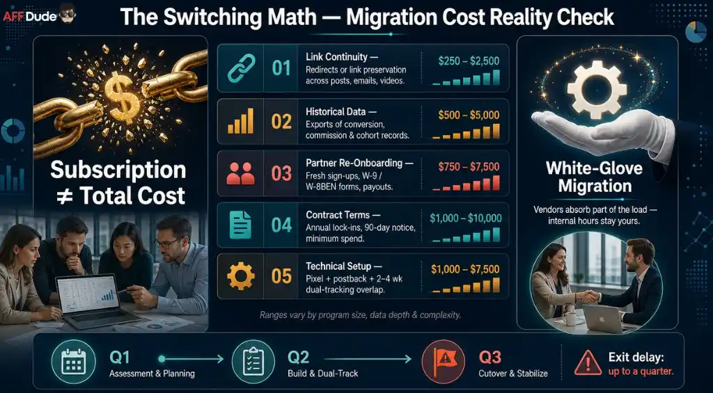 Migration Costs When Switching From Impact Alternatives