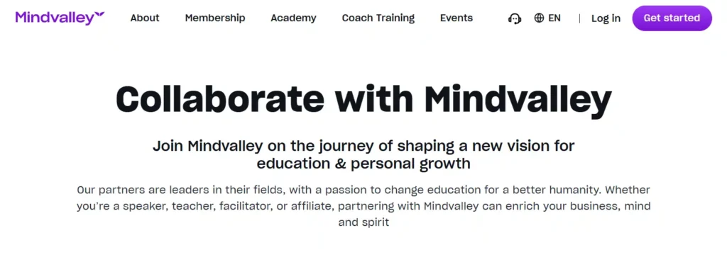 Mindvalley Affiliate Program