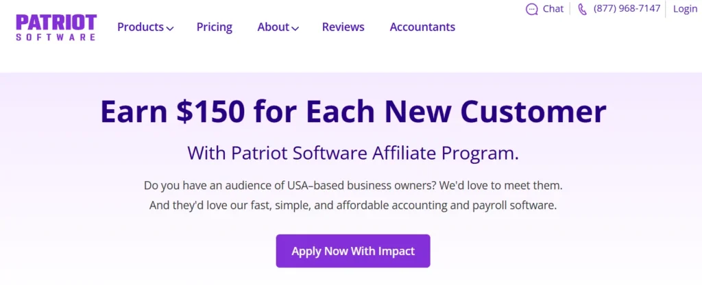 Patriot Software Affiliate Program