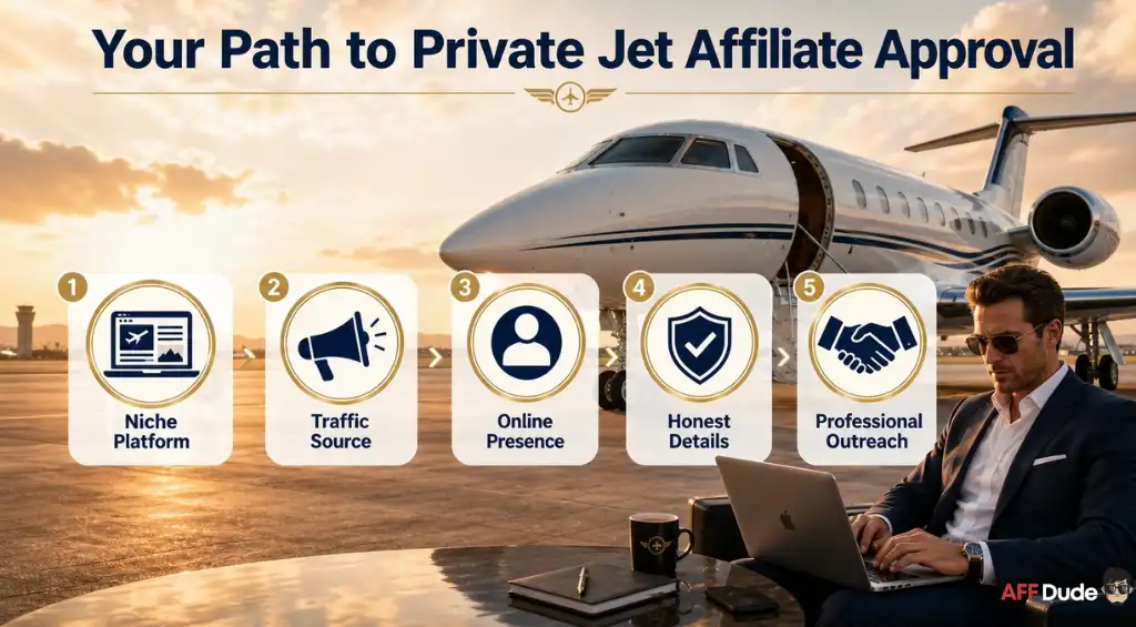Private Jet Affiliate Program Approval for Beginners