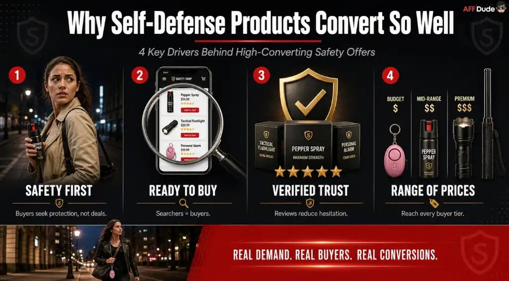 Self-Defense Affiliate Programs Drive High Conversions