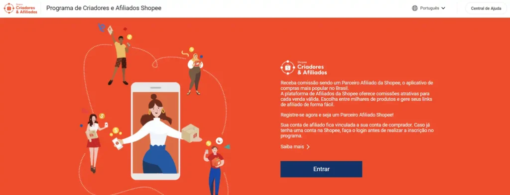 Shopee Brasil affiliate program