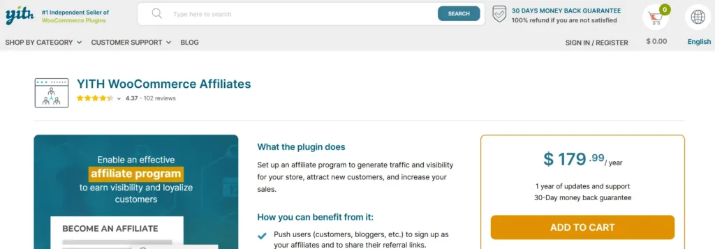 YITH WooCommerce Affiliates