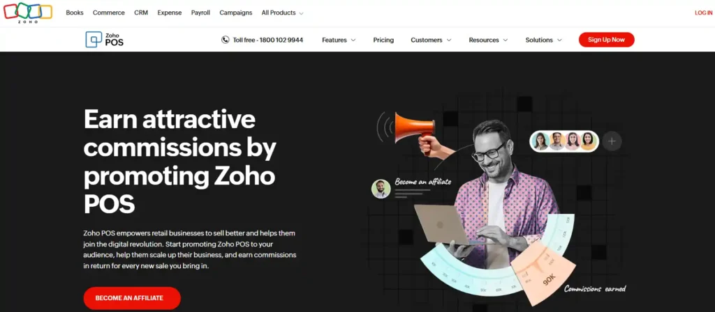 Zoho POS Affiliate Program