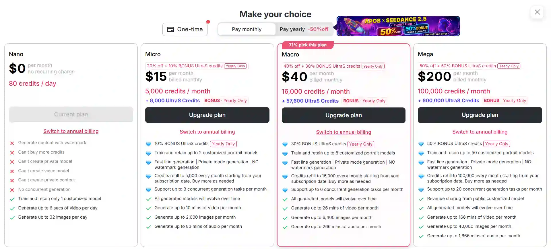APOB AI Pricing Plans